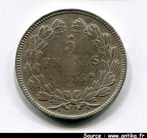 5 FRANCS T.L 1er Type