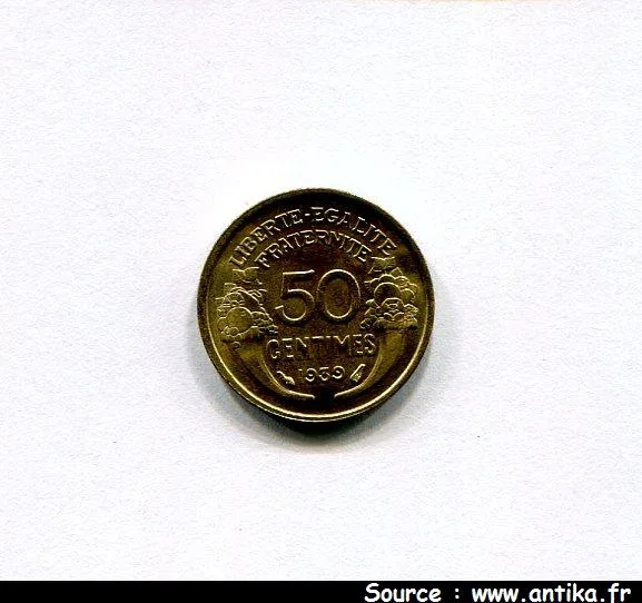 50 CENTIMES MORLON Bronze-Alu