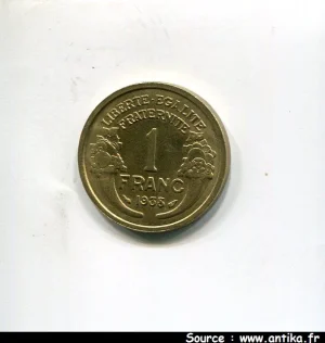 1 FRANC MORLON Bronze-Alu