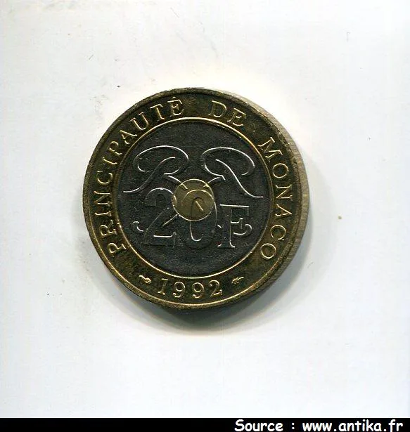 20 FRANCS PALAIS PRINCIER