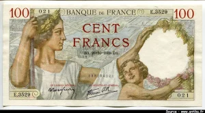 100 FRANCS SULLY - Type 1939