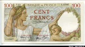 100 FRANCS SULLY - Type 1939