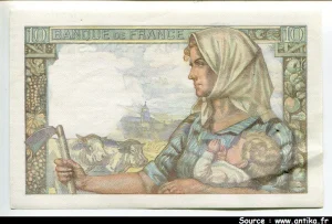 10 FRANCS MINEUR - type 1941