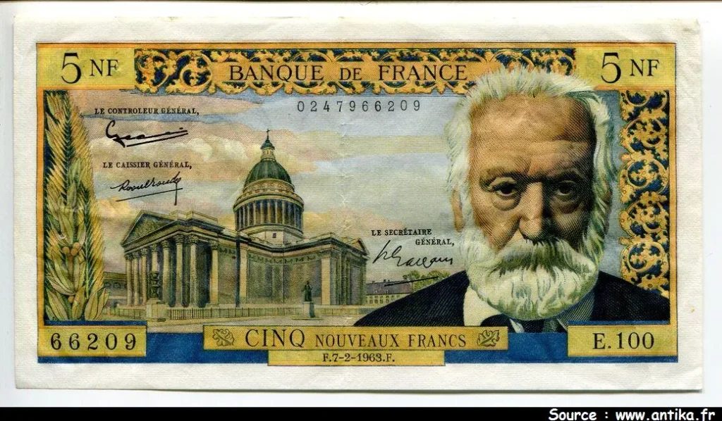 5 NF VICTOR HUGO - Type 1959