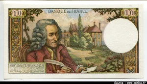 10 FRANCS VOLTAIRE - Type 1963