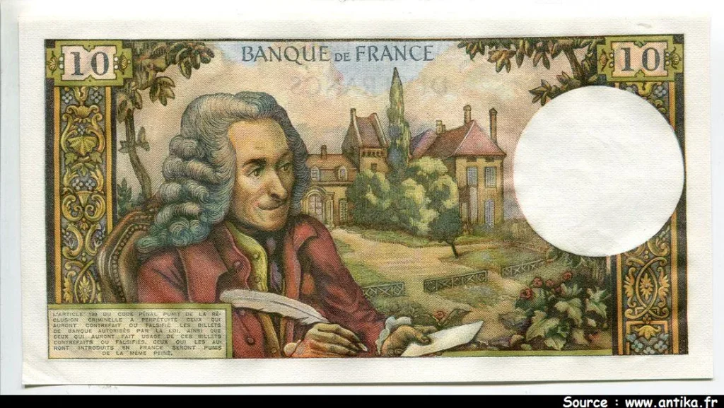 10 FRANCS VOLTAIRE - Type 1963