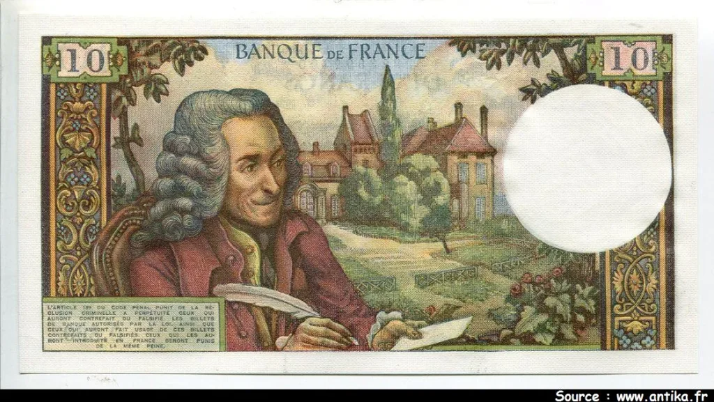 10 FRANCS VOLTAIRE - Type 1963