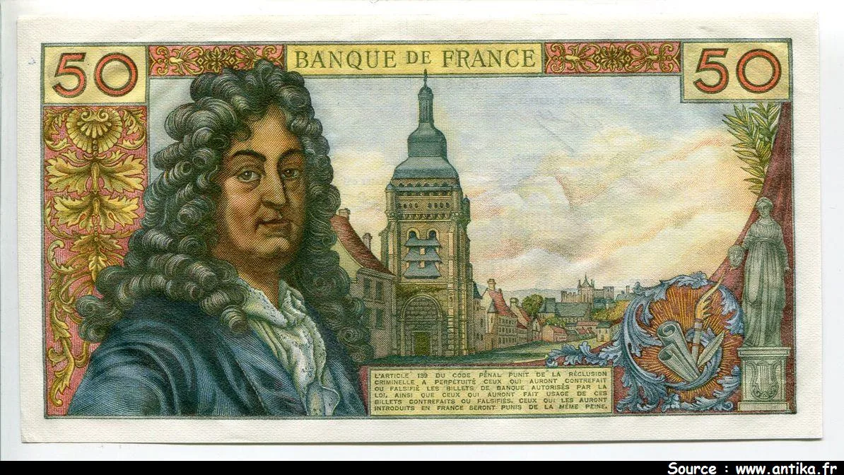 50 FRANCS RACINE - Type 1962