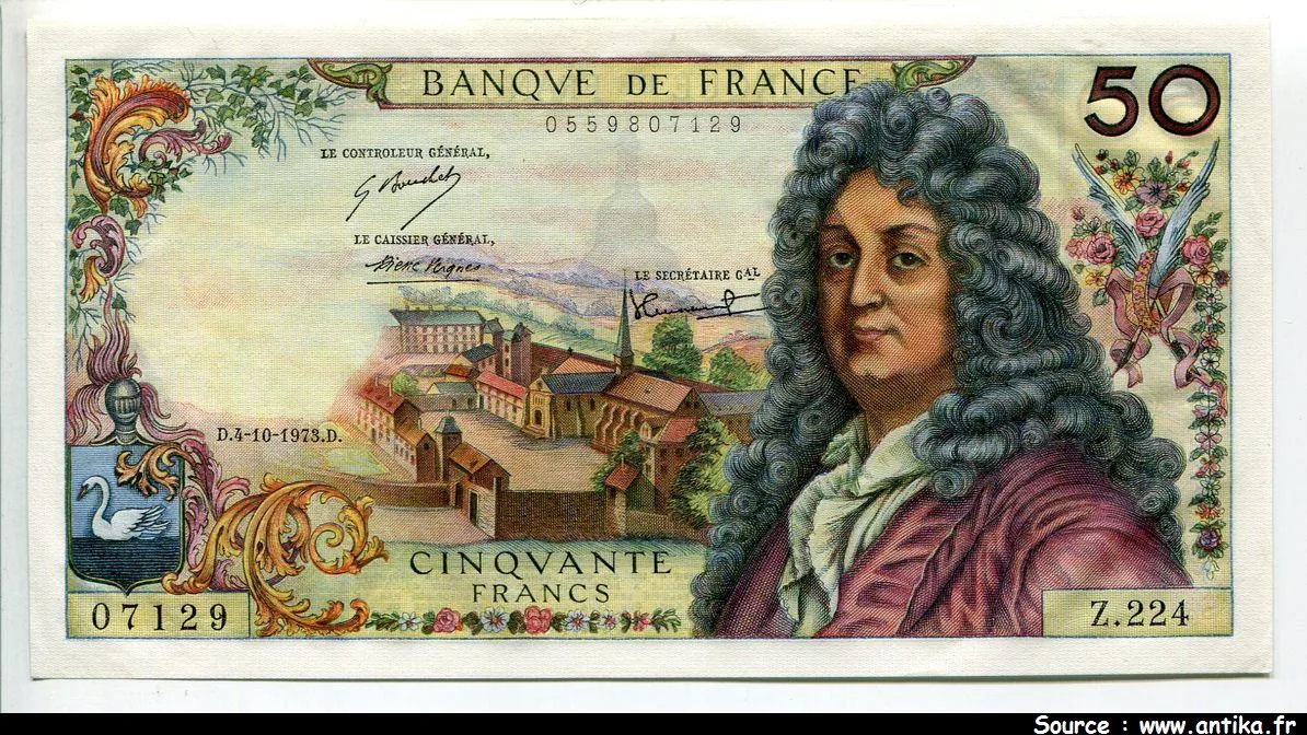 50 FRANCS RACINE - Type 1962