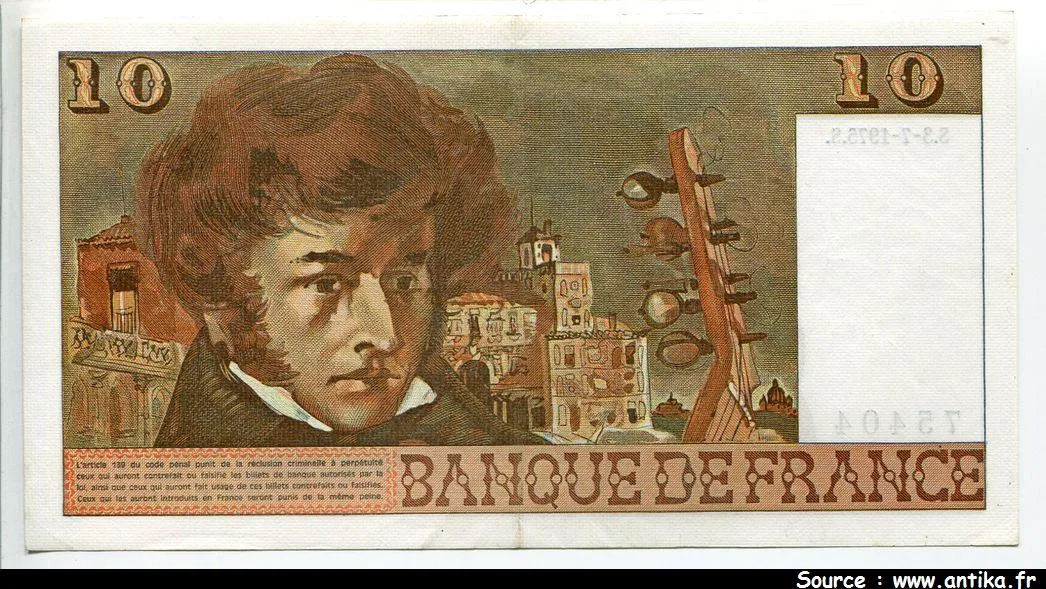10 FRANCS BERLIOZ - Type 1972