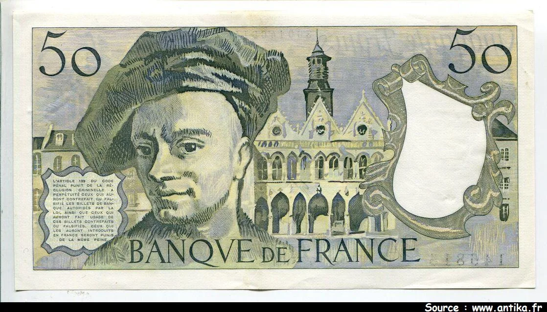 50 FRANCS QUENTIN - Type 1976