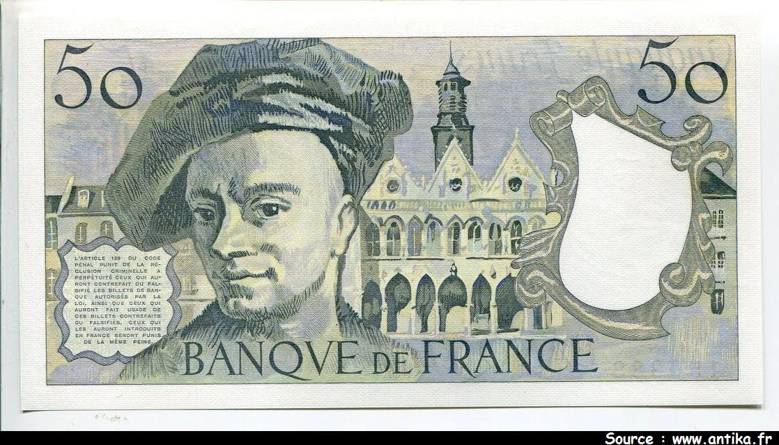 50 FRANCS QUENTIN - Type 1976