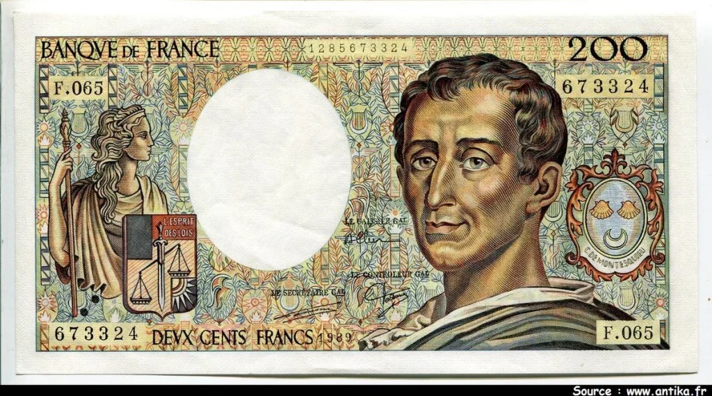 200 FRANCS MONTESQUIEU -Type 1981