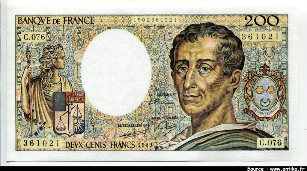 200 FRANCS MONTESQUIEU -Type 1981