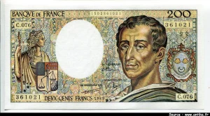 200 FRANCS MONTESQUIEU -Type 1981