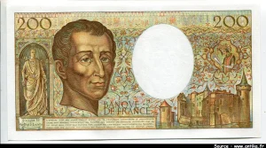 200 FRANCS MONTESQUIEU -Type 1981