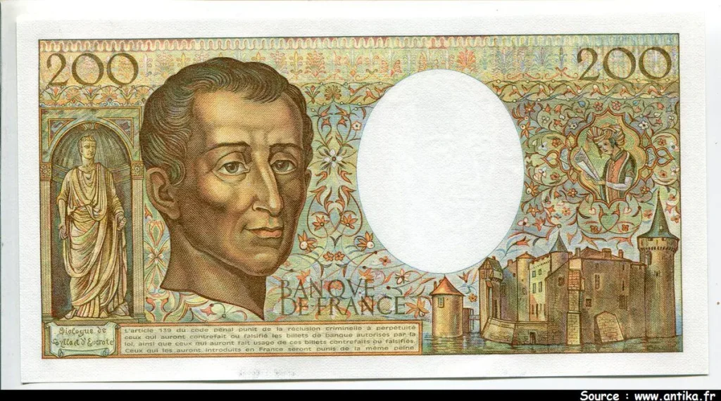 200 FRANCS MONTESQUIEU -Type 1981