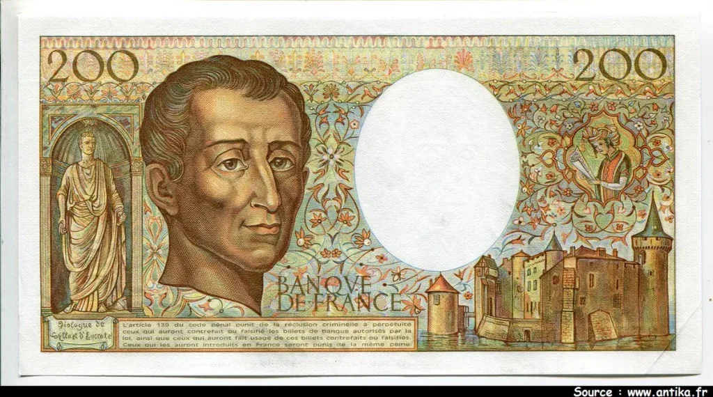 200 FRANCS MONTESQUIEU -Type 1981