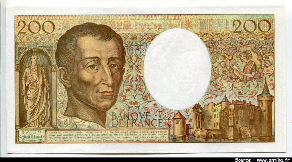 200 FRANCS MONTESQUIEU -Type 1981