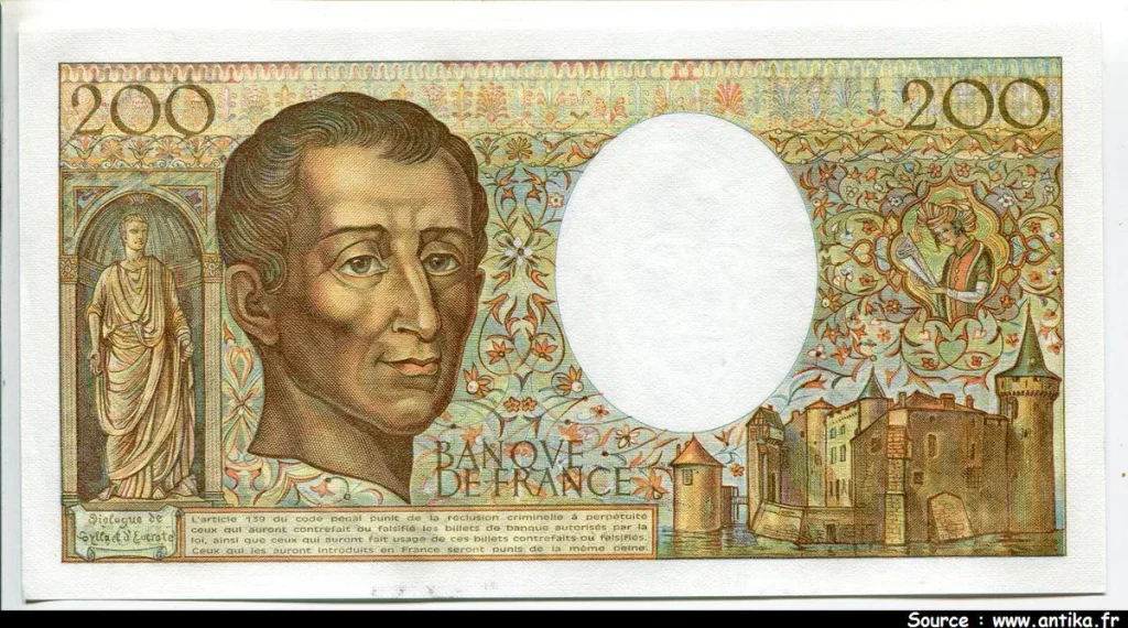 200 FRANCS MONTESQUIEU -Type 1981