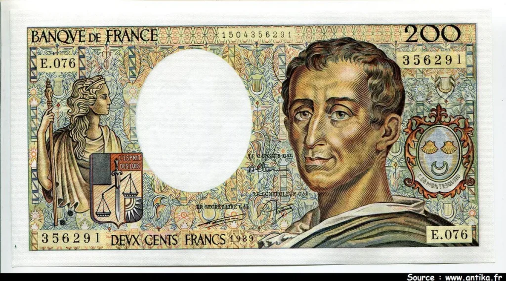 200 FRANCS MONTESQUIEU -Type 1981