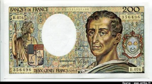 200 FRANCS MONTESQUIEU -Type 1981