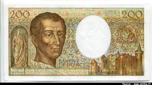 200 FRANCS MONTESQUIEU -Type 1981