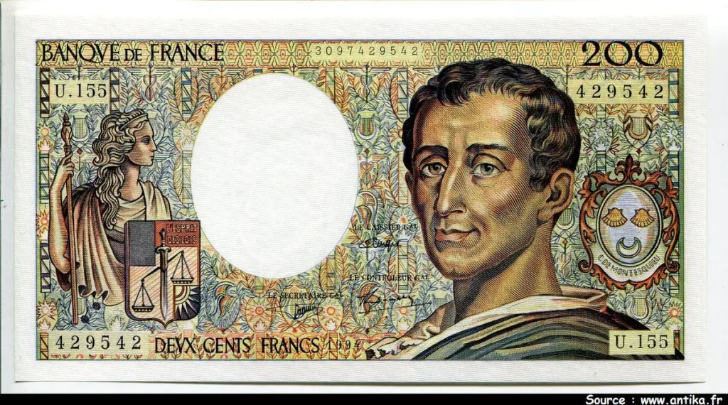 200 FRANCS MONTESQUIEU - Type 1981 modifié