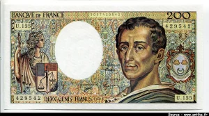 200 FRANCS MONTESQUIEU - Type 1981 modifié