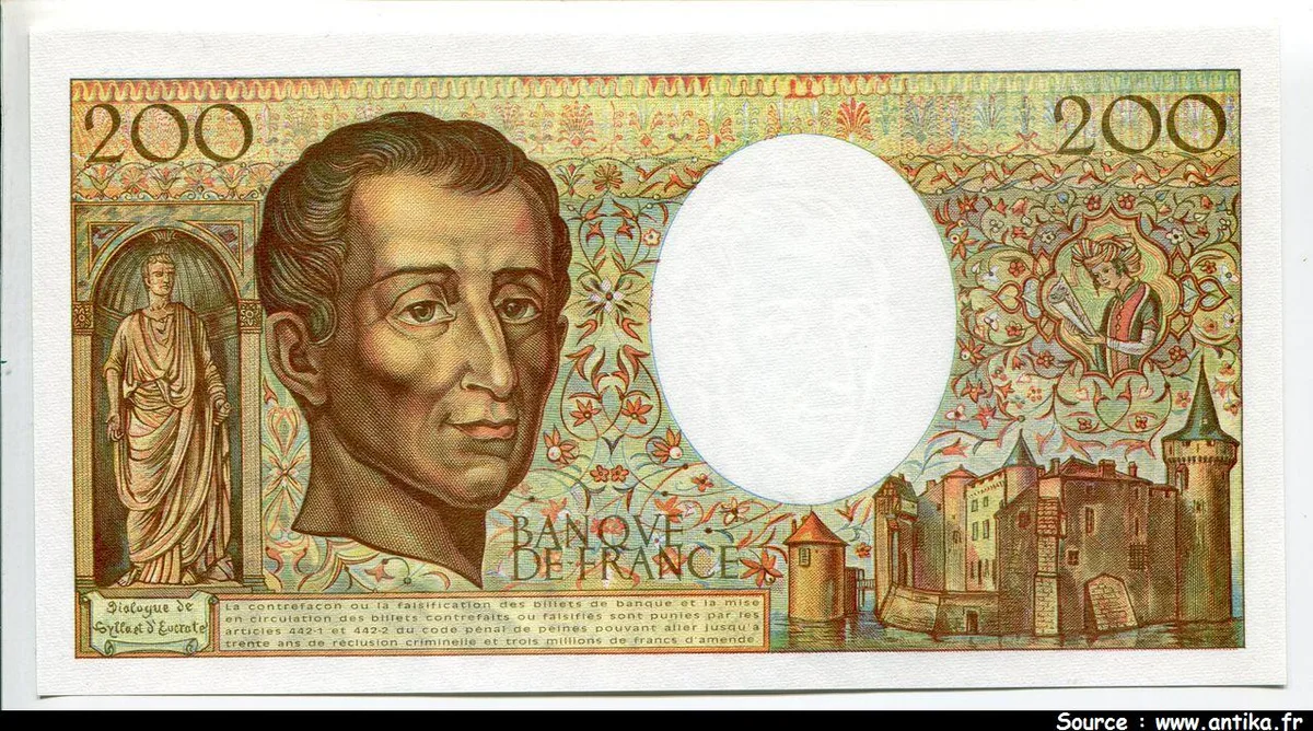 200 FRANCS MONTESQUIEU - Type 1981 modifié