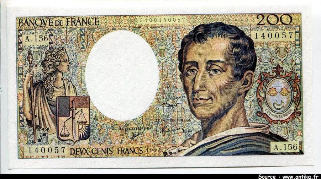 200 FRANCS MONTESQUIEU - Type 1981 modifié
