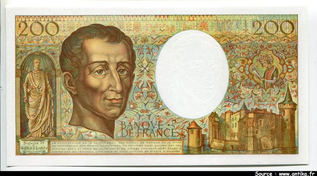 200 FRANCS MONTESQUIEU - Type 1981 modifié