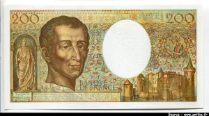 200 FRANCS MONTESQUIEU - Type 1981 modifié