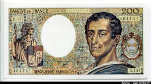 200 FRANCS MONTESQUIEU - Type 1981 modifié