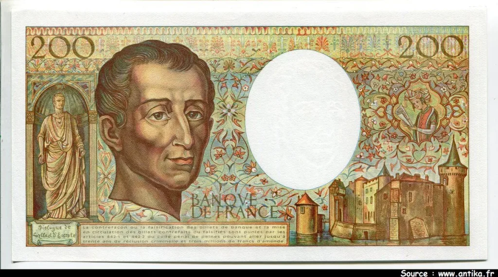 200 FRANCS MONTESQUIEU - Type 1981 modifié