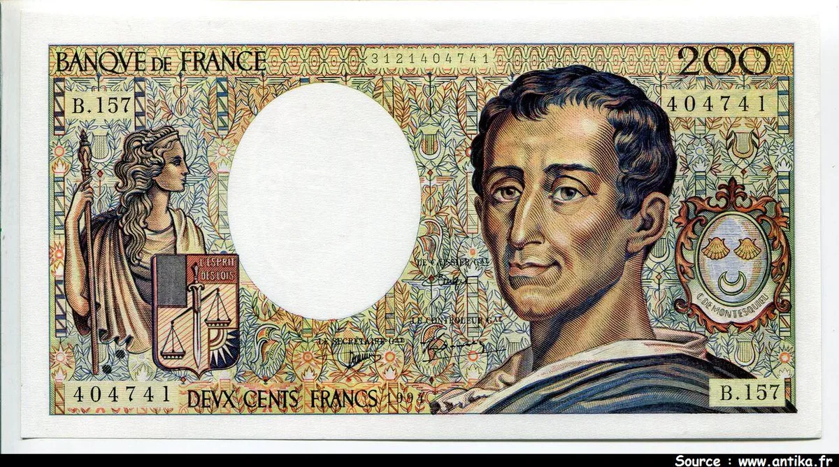 200 FRANCS MONTESQUIEU - Type 1981 modifié