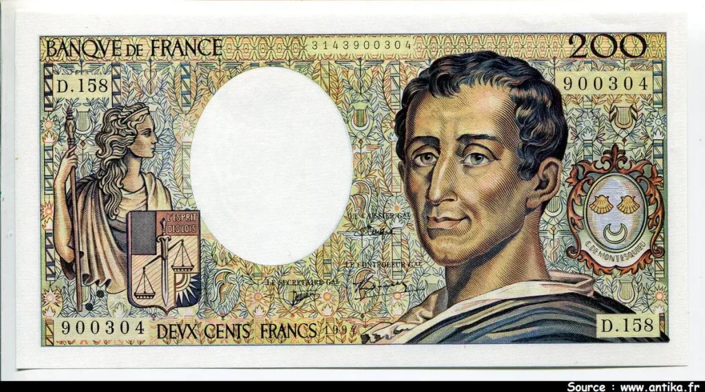 200 FRANCS MONTESQUIEU - Type 1981 modifié