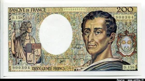 200 FRANCS MONTESQUIEU - Type 1981 modifié