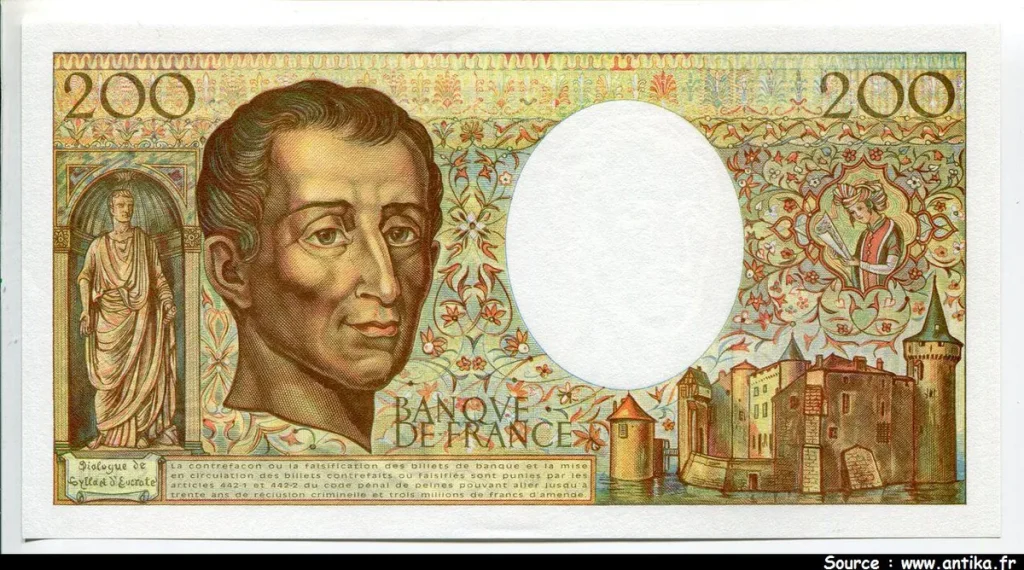 200 FRANCS MONTESQUIEU - Type 1981 modifié