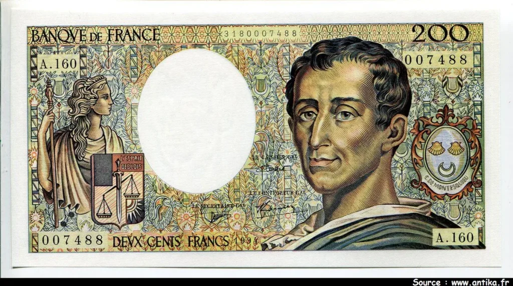 200 FRANCS MONTESQUIEU - Type 1981 modifié