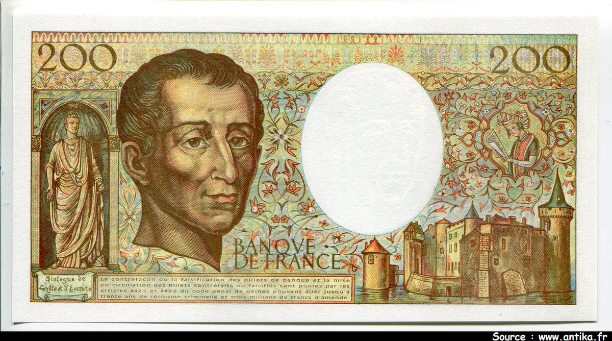 200 FRANCS MONTESQUIEU - Type 1981 modifié