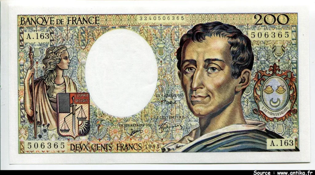 200 FRANCS MONTESQUIEU - Type 1981 modifié