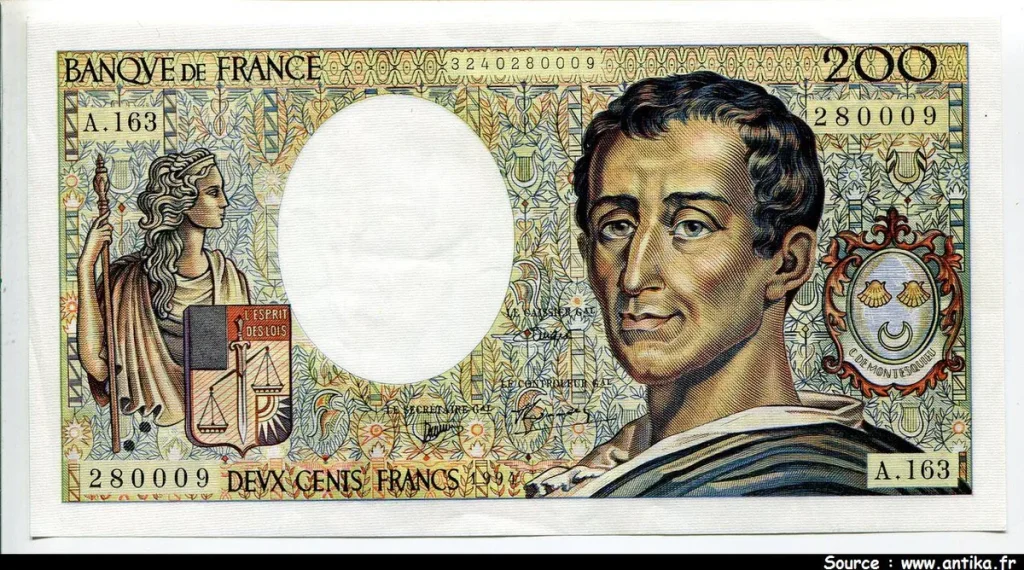 200 FRANCS MONTESQUIEU - Type 1981 modifié