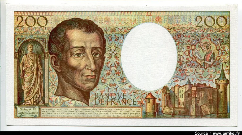 200 FRANCS MONTESQUIEU - Type 1981 modifié