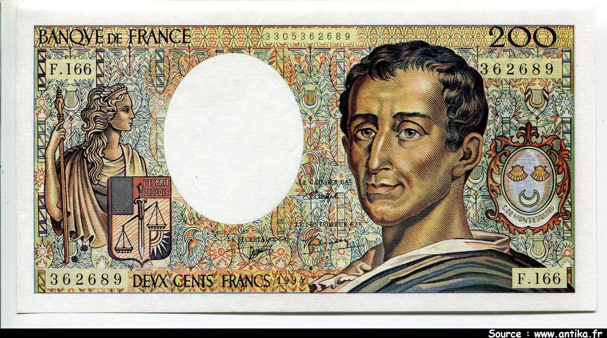 200 FRANCS MONTESQUIEU - Type 1981 modifié