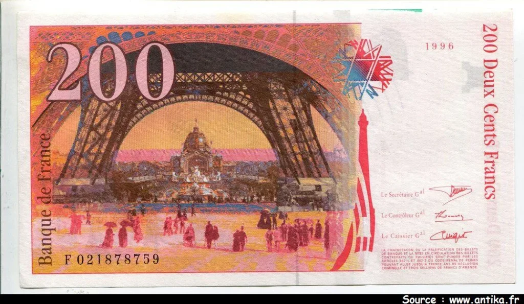 200 FRANCS EIFFEL - Type 1995