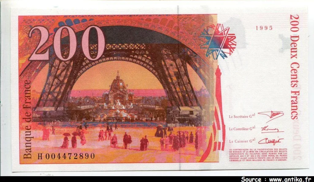 200 FRANCS EIFFEL - Type 1995