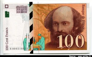 100 FRANCS CEZANNE -Type 1997