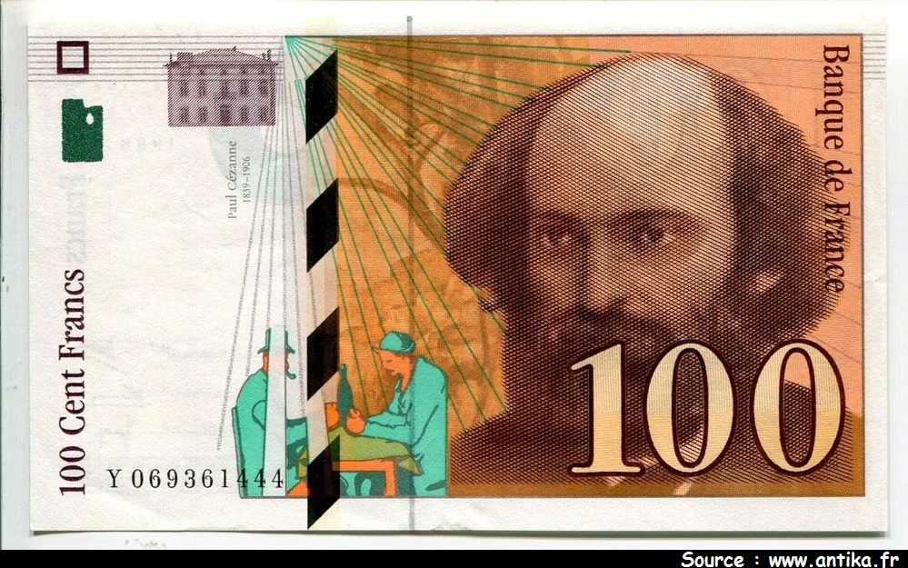 100 FRANCS CEZANNE -Type 1997