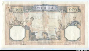 1000 FRANCS CERES & MERCURE - Type 1927 modifié